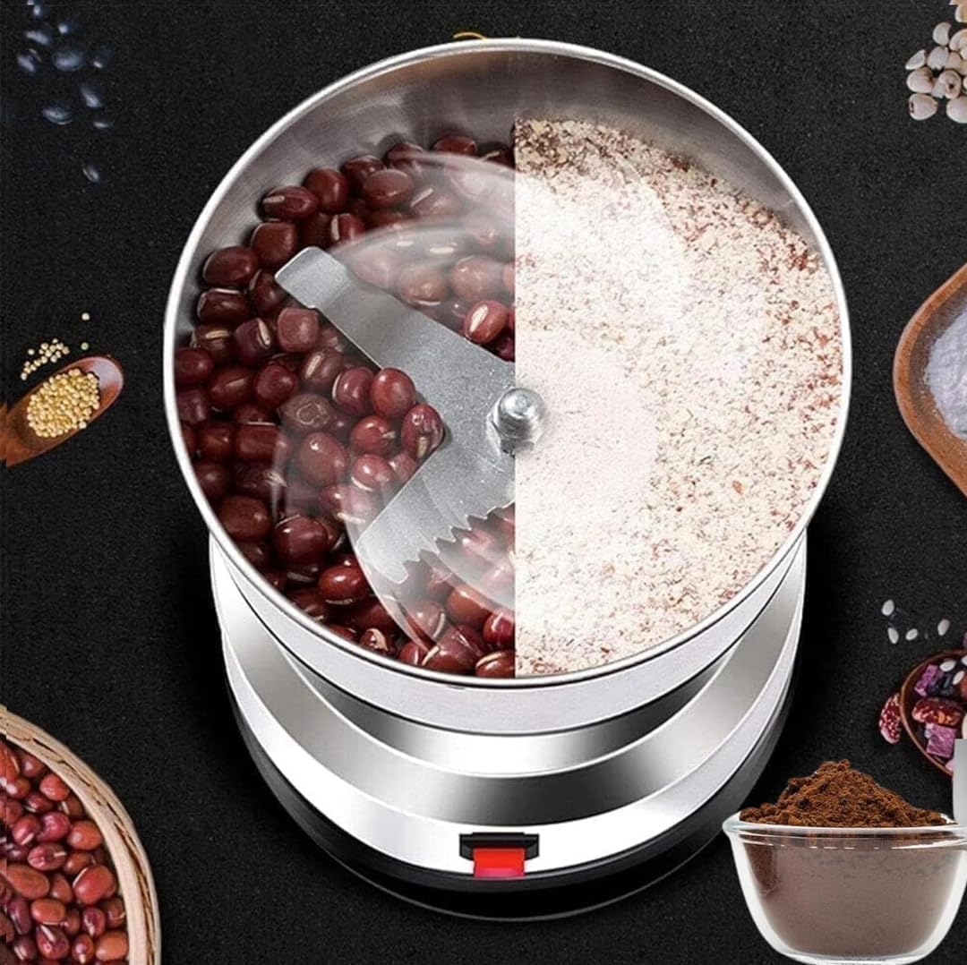 larrito Stainless Steel Nima Multifunctional Grinder Smash Machine Coffee Beans Electric Grinder and Coffee Maker Household Electric Mixer Grinder (Mixer-1)